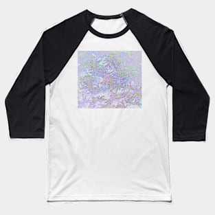 Psychedelic View of Forest Moss Baseball T-Shirt